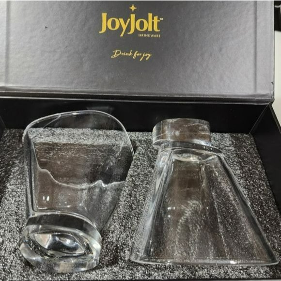 Set of Two‎ Semi Square Cocktail Dessert Martini Crystal Drinking Glass 7.5 Oz - Picture 3 of 16